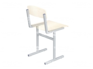 Металлокаркас школьного стула 5 г/р нерегулируемый МК2.5 (серый, квадратная труба)